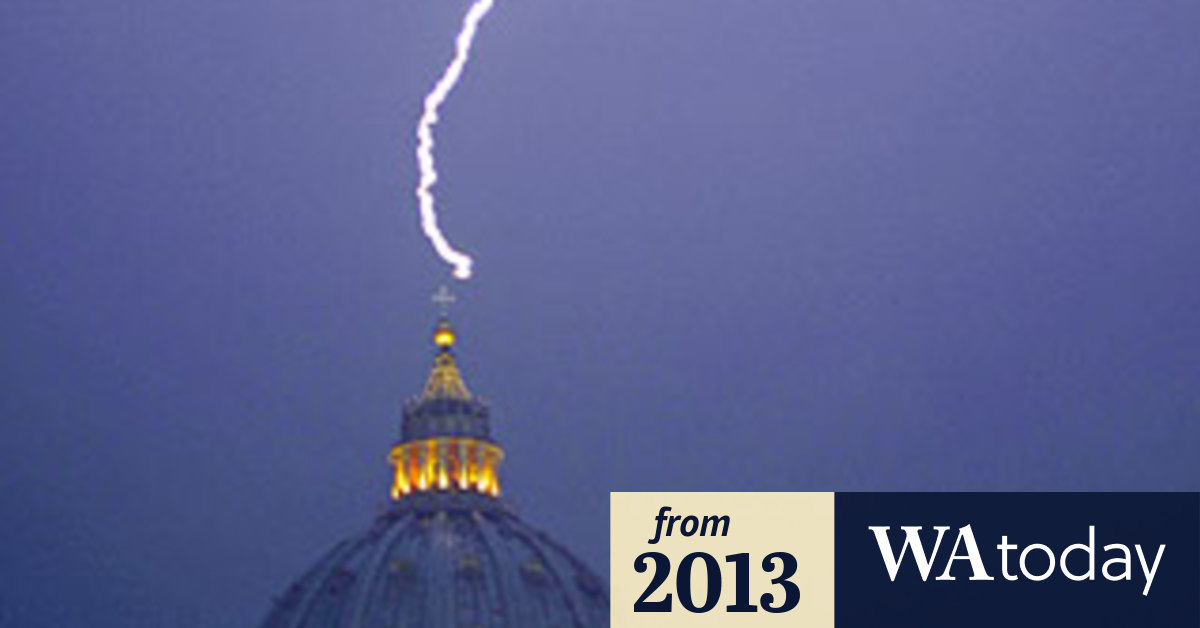 A sign from above? Lightning strikes Vatican after Pope Benedict resigns